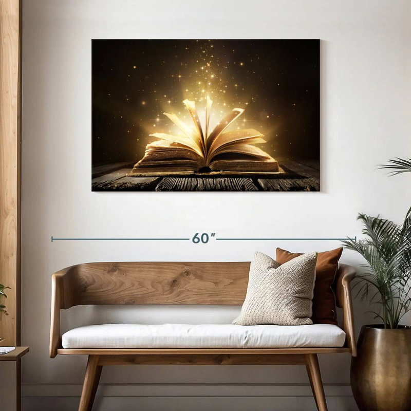 Livre magique Kerner, H 30 po x l 45 po