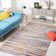 Fales Office Chair Collection Fabric/Metal Striped Rug
