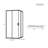 36" D x 36" W x 72" H Base Included Framed Corner Sliding Shower Enclosure with 1/4" Clear Tempered Glass, Aluminum Frame, Magnetic Seal-124132142