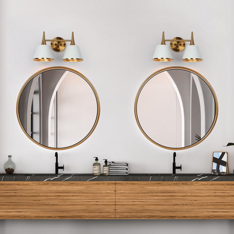Kennesaw Dimmable Bathroom Modern Vanity Light, 2 Lights