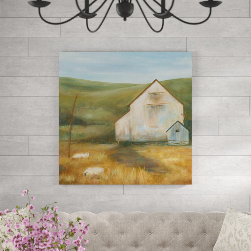 «Sunny Autumn» par Janice Sadler - Peinture, Gel coupé au couteau, H 40 po x l 40 po x P 1,5 po