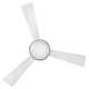 Burghard 50'' 3 Blade Ceiling Fan with LED Light Kit