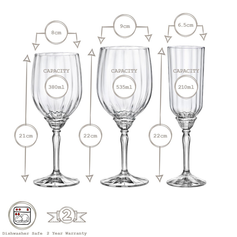 Florian Stemware - Clear