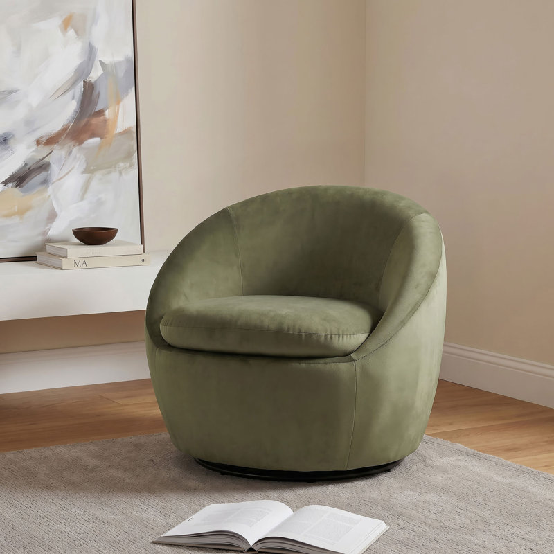 Fauteuil d'appoint Myernick, Olive