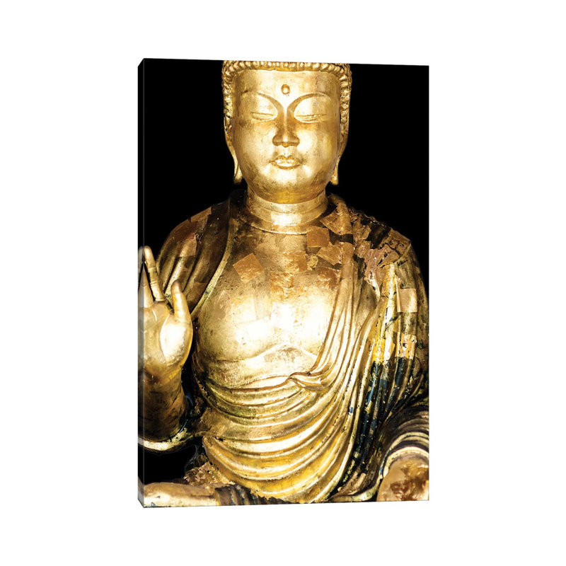 Golden Buddha III by Philippe Hugonnard - Wrapped Canvas Gallery-Wrapped Canvas Giclée, 20.32 cm H x 30.48 cm W