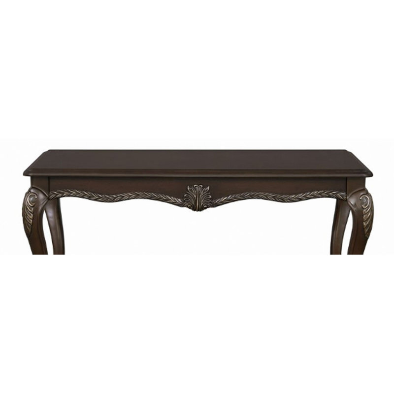 Table basse à finition cerisier