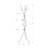 Coat Rack, Hall Tree, Free Standing, 11 Hooks, Entryway, 74"H, Bedroom, Contemporary, Modern-2074496470