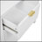Sideboard with Wave Design - 3 Adjustable Shelves, 3 Drawers & Soft-Close Doors, Storage Console Table with Metal Handles, Suitable for Study, Hallway and Living Room-1141832143