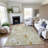 Premium Machine Washable Elize AMF1500 Floral Rug-106267146