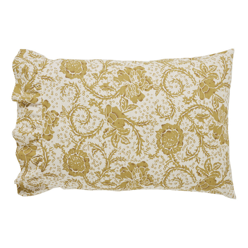 100% Cotton Floral - Set of 2, Standard