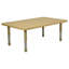 Table rectangulaire d'activités en T avec moulures totales réglables-109512140-109512141-109512146