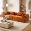 Canapé modulaire sans assemblage avec assise moelleuse profonde