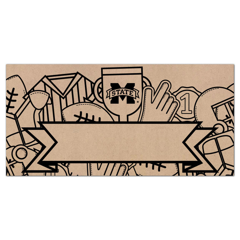 Traditional Entertainment Wall Decor, Mississippi State