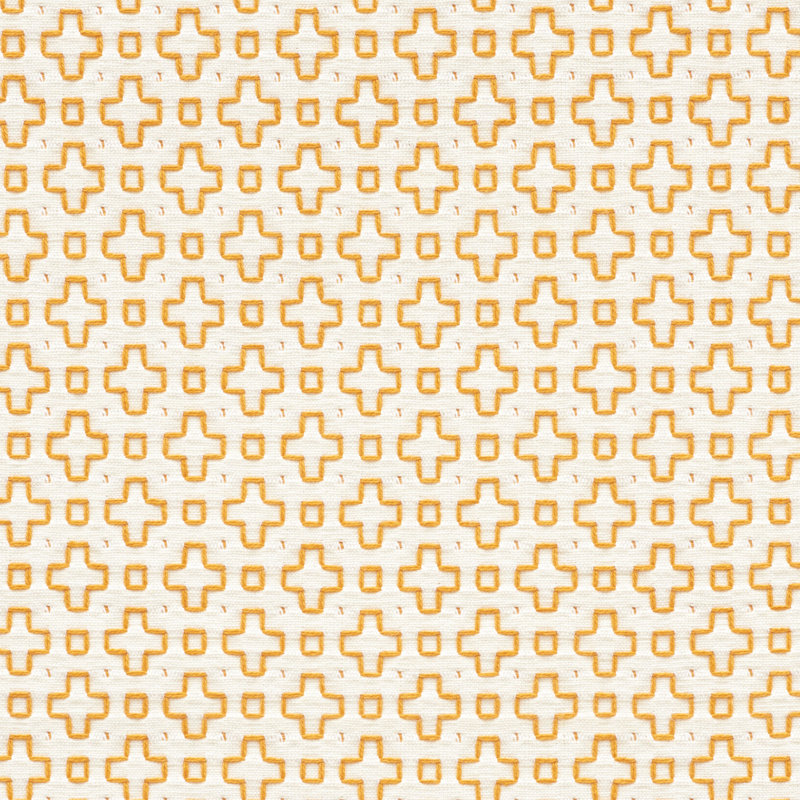 Scout Embroidery Fabric, Orange