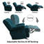 Fauteuil inclinable manuel oscillant de 42,9 po Batholo-71248620