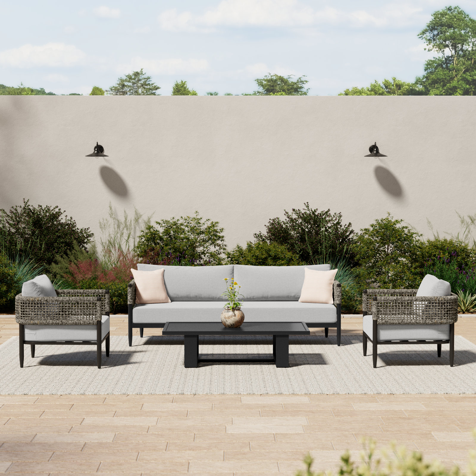Chervonne 5-Person Patio Seating Group
