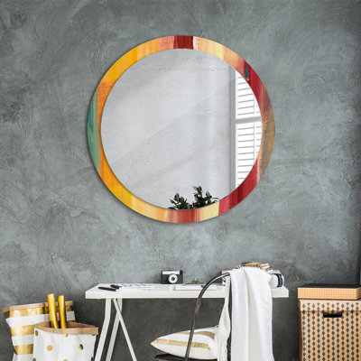 Huldar Glass Flat Wall Mirror