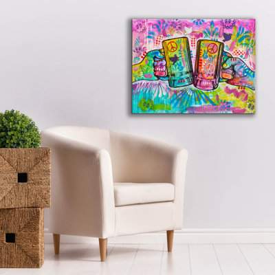 «Cheers - A Loureux Cup» par Dean Russo, art mural sur toile