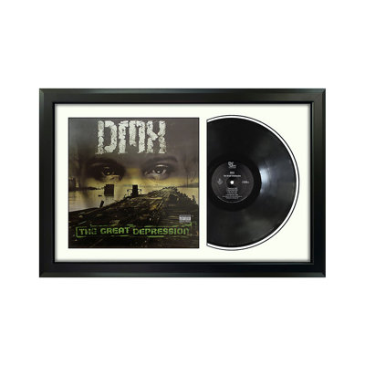 DMX "The Great Depression" Framed Record with White Mat