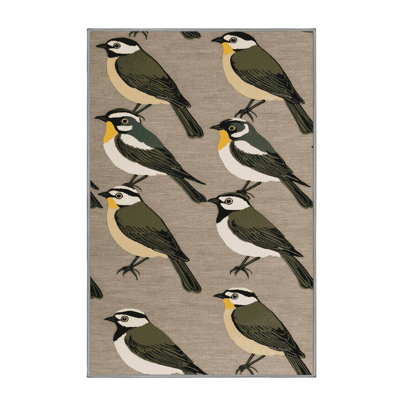 Tapis lavable à œil blanc Cape, Rectangulaire 8 pi x 10 pi