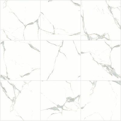 Calacatta Polished 24" x 24" Stone Look Tile
