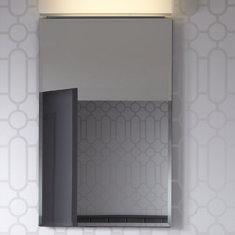 PL Series Recessed or Surface Mount Frameless Medicine Cabinet with 4 Adjustable Shelves