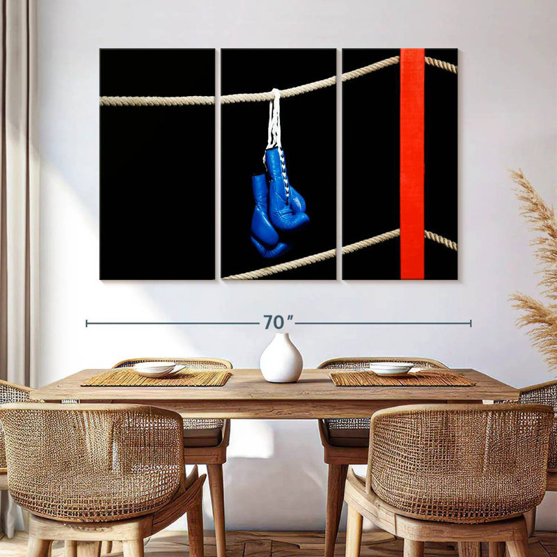 Boxing Gloves, 42" H x 65" W