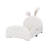 Twin Size Upholstered Rabbit-Shape Princess Bed-681538494