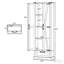 Armoire de rangement élégante avec tablettes réglables et portes de grange-129412080