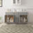 60'' Double Bathroom Vanity Base Only-96631520