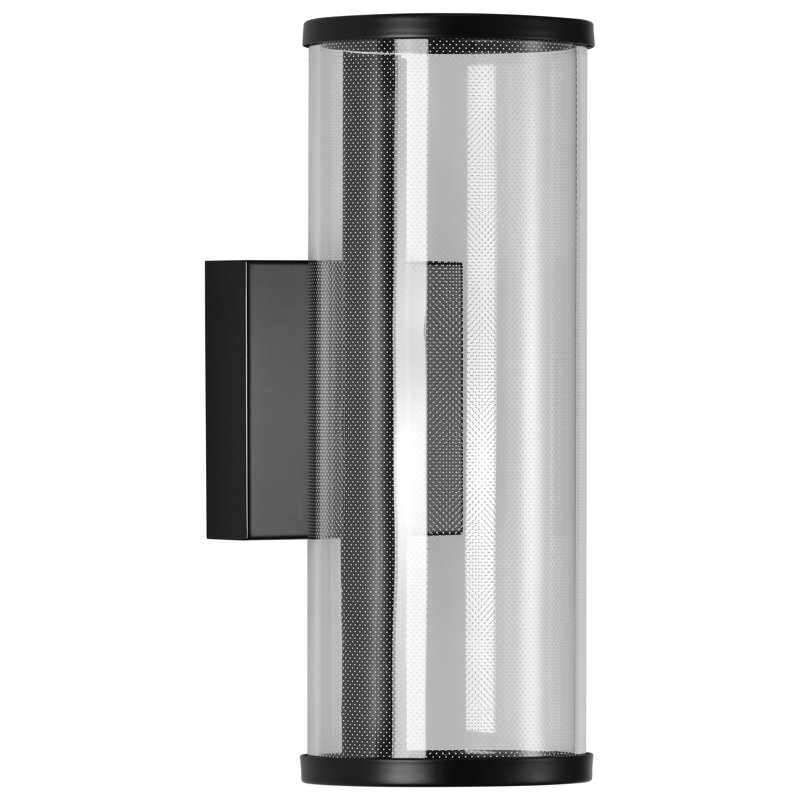 Tanyra - LED Sconce - Matte Black - Silk Screened Acrylic Lens