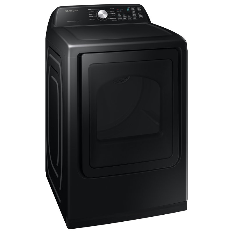 Samsung 4.7 cu. ft. Large Capacity Top Load Smart Washer and 7.4 cu. ft. Smart Electric Dryer with Sensor Dry