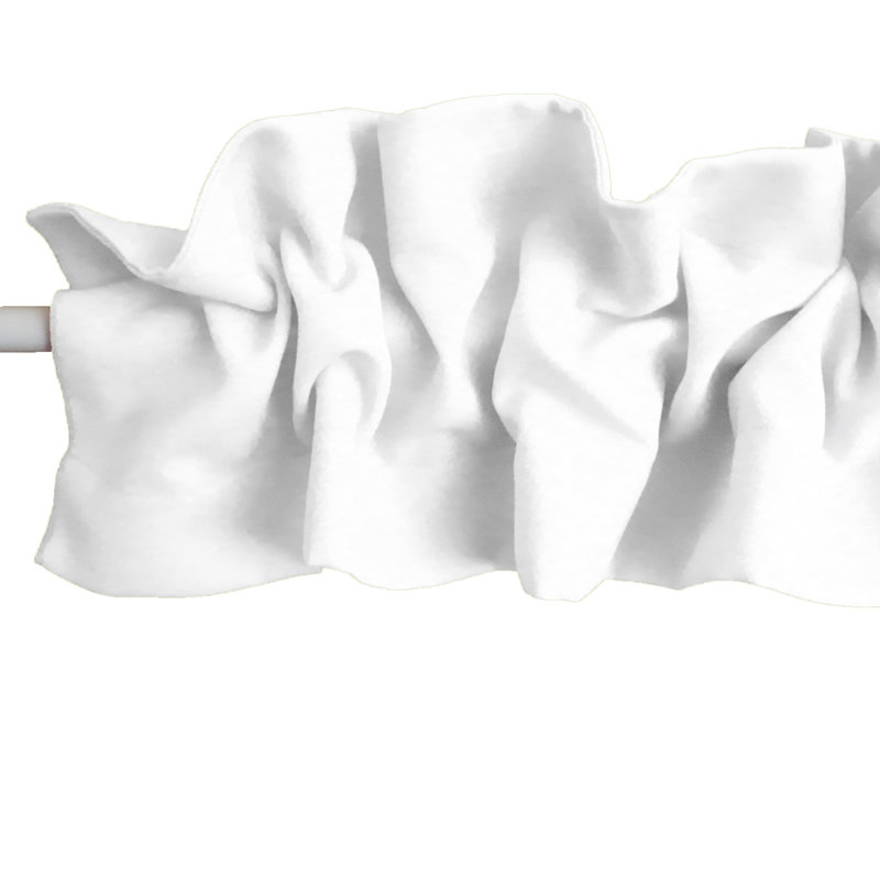 Window Valance, 144" W x 9" L, White