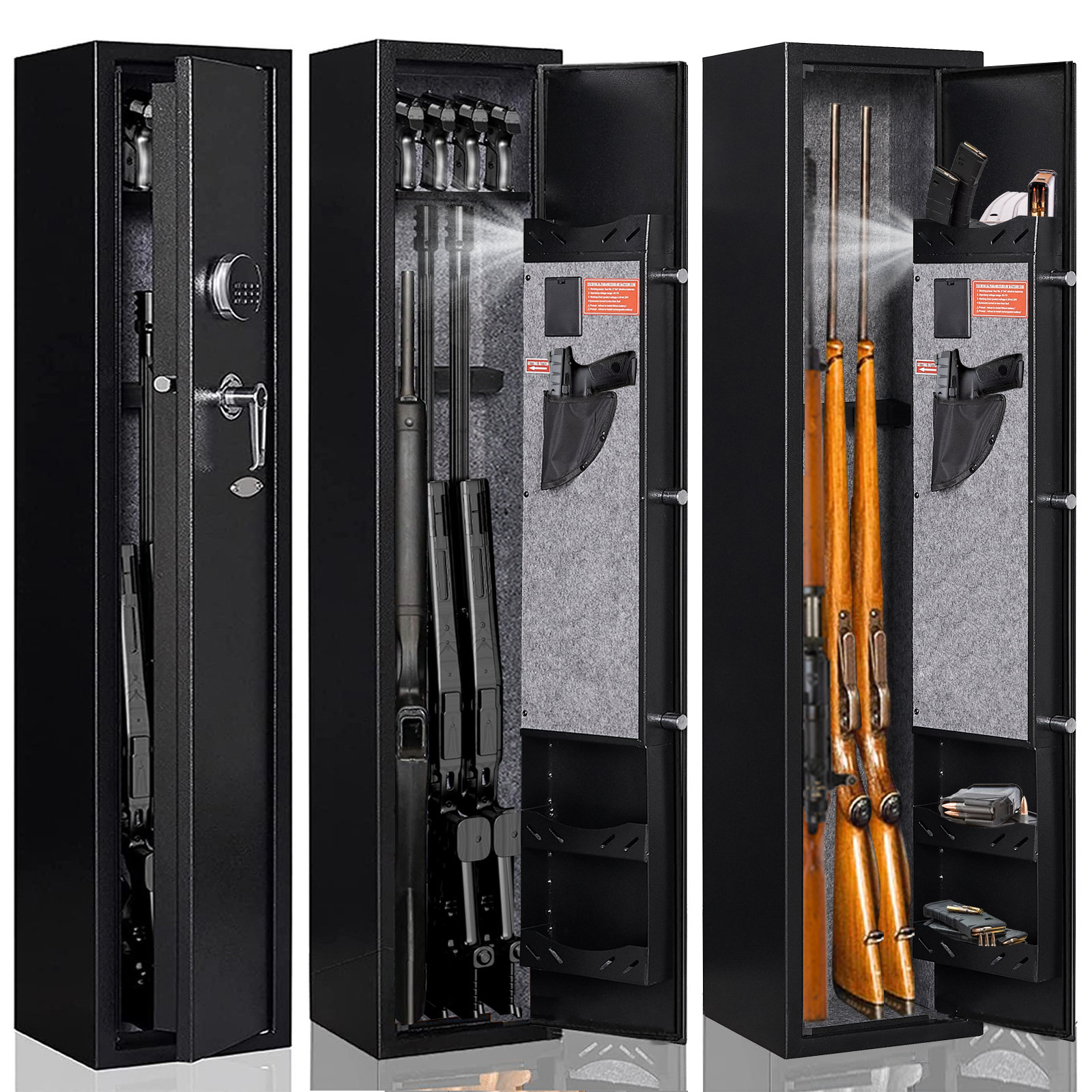 Kaer Gun Safe,rifle Safe,gun Safes For Home Rifle And Pistols,gun ...