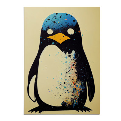 Penguin Graffiti No.6 - Wall Art