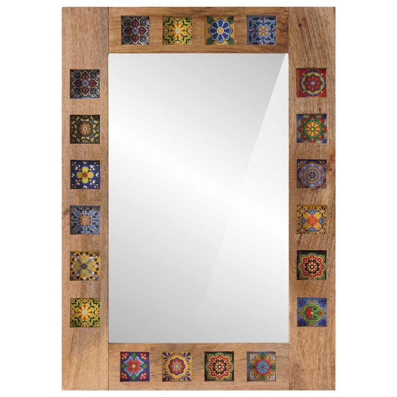 Solid Wood Rectangle Mirror