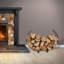 Abduljabaar USA Handcrafted Log Rack-143513230