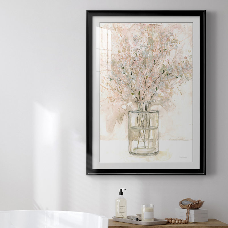 «Delicate Arrangement I», reproduction encadrée de qualité supérieure, prête à être accrochée, Impression encadrée, Noir