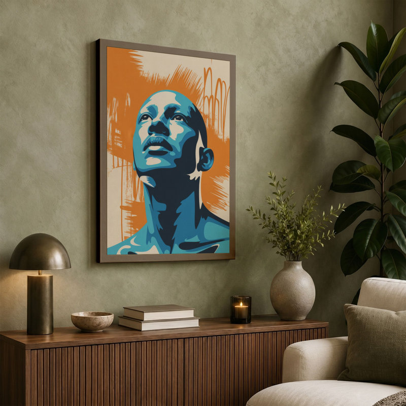 Print, 18x12 - 45.7 x 30.5 cm, Teal Border