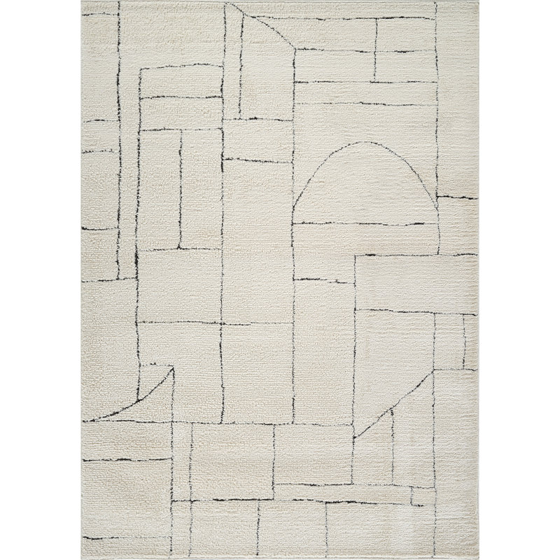 Abstract 200cm X 275cm Area Rug, Rectangle 200cm x 275cm