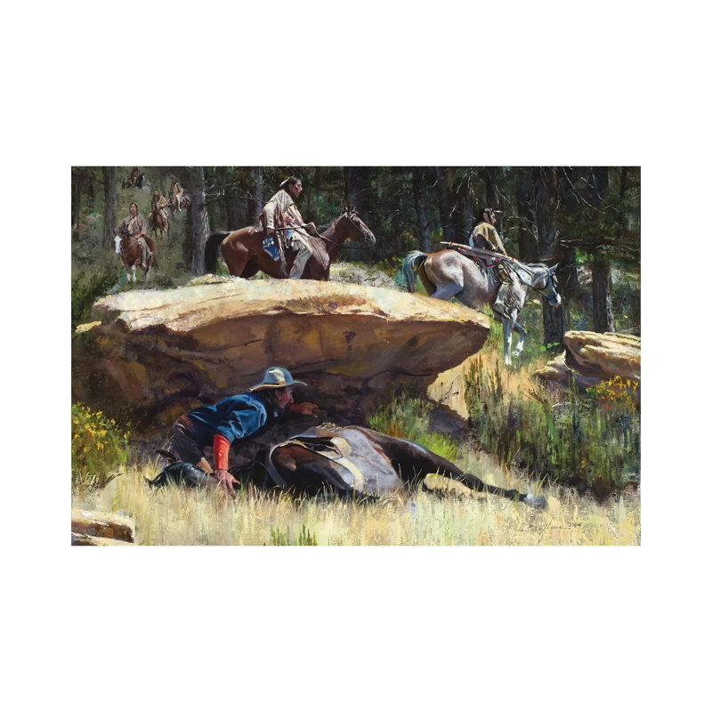 Hold Steady Redo by David Edward Kucera - Wrapped Canvas Print, 20.32 cm H x 30.48 cm W