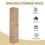 Armoire de rangement latérale de salle de bain 12 po - Portes à fermeture en douceur et fixation murale de style salle de bain