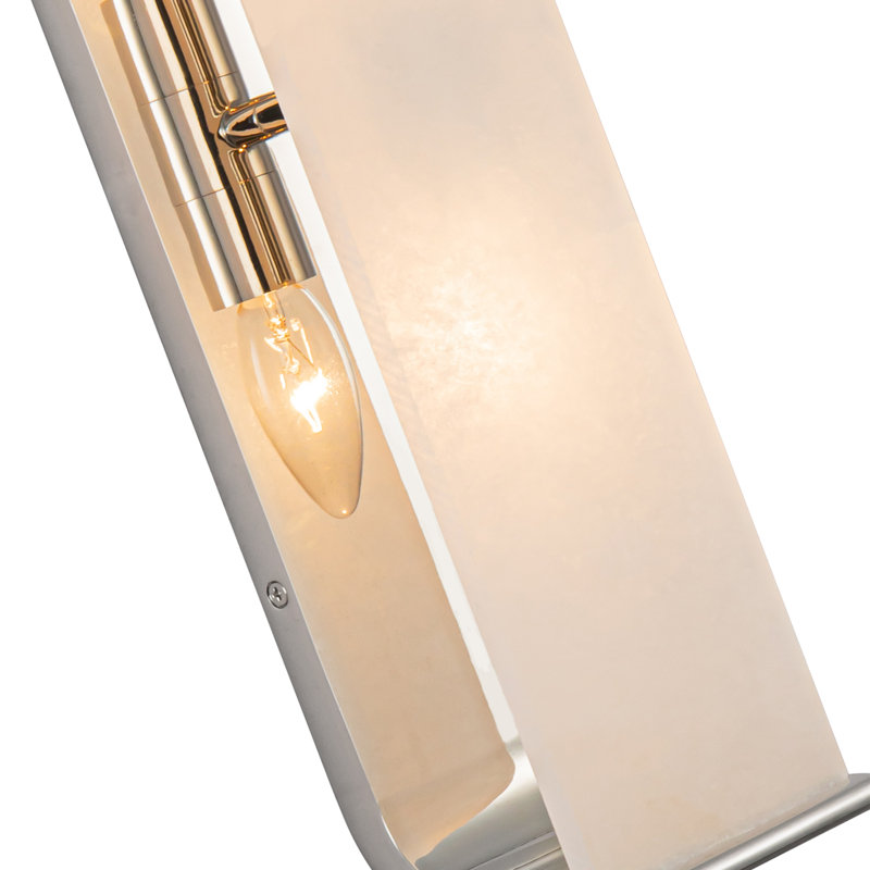 Abbott 2 - Light Vanity Light, Polished Nickel