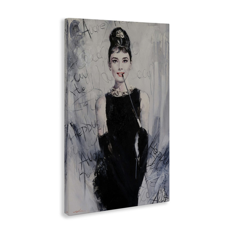 Toile à détails modernes Classic Audrey, design par Lucille Lee, H 36 po x l 24 po