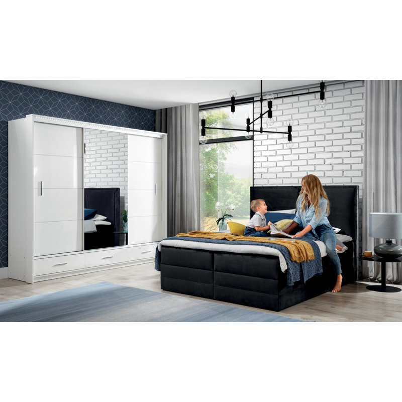 Biddick Wardrobe, White