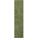 Central Park West Power Loom Polyester Abstract Area Rug in Ivory/Cream