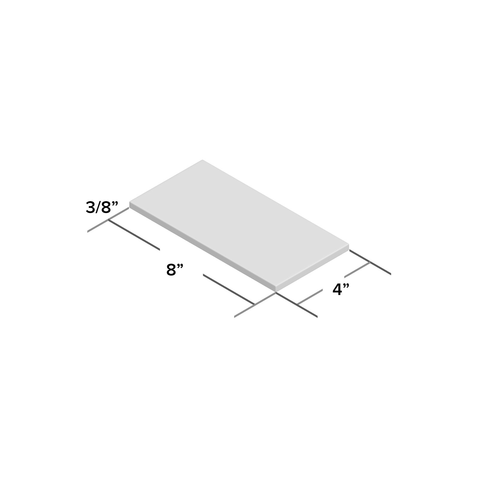 Berkeley 4" x 8" Ceramic Subway Tile, Matte Biscuit