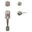 Ensemble de poignées Camelot avec pêne dormant, levier de porte décoratif et rosette-40880779-41220909