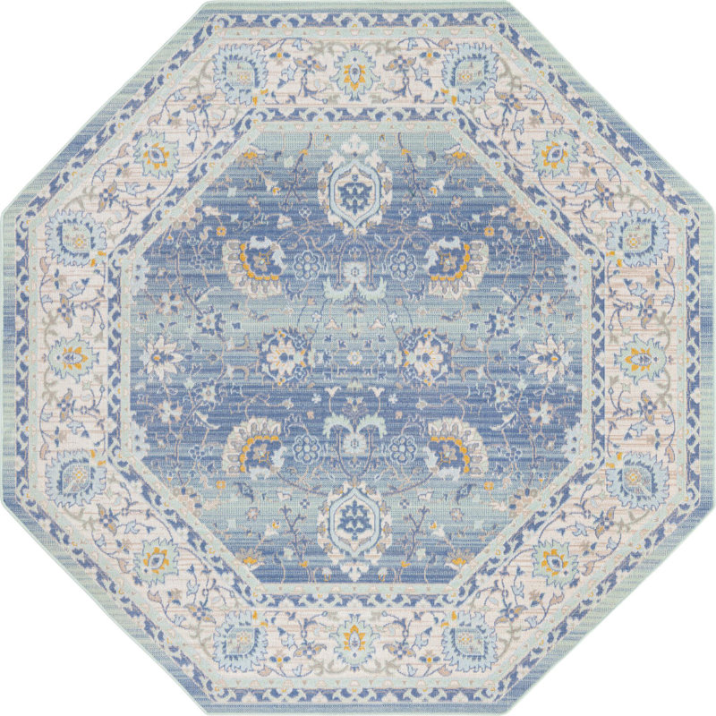 Matthei Oriental Indoor Rug, Octagon 7'