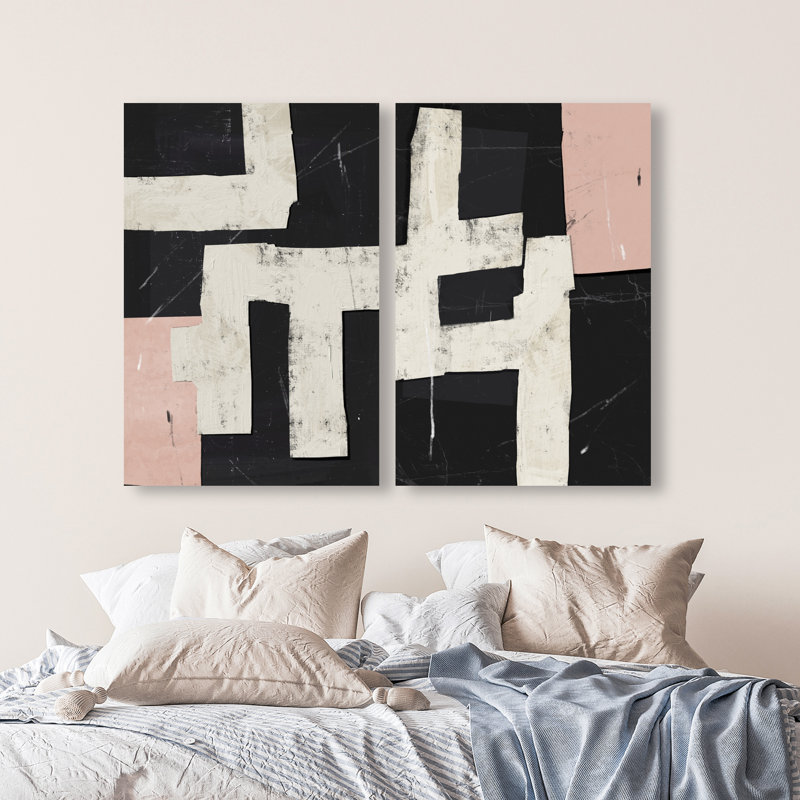 Placed Together Set Set by Oliver Gal, 30"H x 45"W, Gallery Wrapped